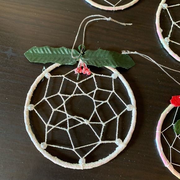 Peace & hope Christmas dream catcher ornament set - Picture 2 of 6